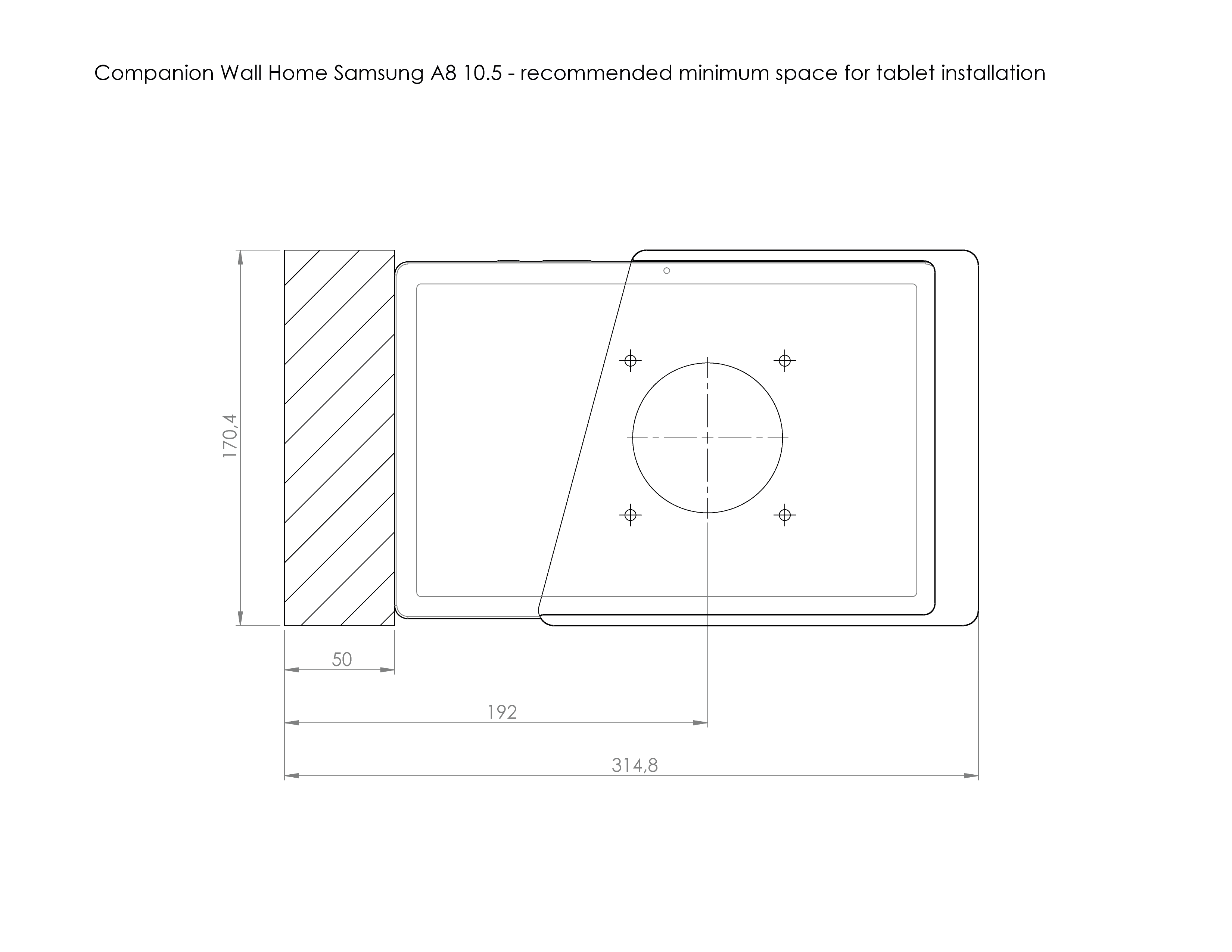 Companion Wall Home pour Samsung Tab